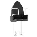 BRABANTIA 09833 HEAT RESISTANT IRON  BOARD STORAGE BLACK  CHROME