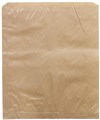 PAPER BAG 3F 3 FLAT LONG 240MM X 200MM BROWN 500PK