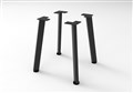 COFFEE TABLE LEG FRAME ONLY BLACK RAPIDLINE ETERNITY TO SUIT ROUND 600900MM DIA TOP