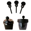 COFFEE STOPPERS FOR LIDS 55MM BLACK 200PK