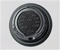 LIDS TO SUIT COFFEE CUPS 4OZ TRIPLE WALL BLACK EACH50 PACK1000