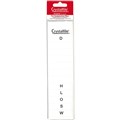 SUSPENSION FILE INDICATOR LABELS CRYSTALFILE INSERTS AZ WHITE EACH1 PACK25