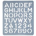 STENCIL ESSELTE 44741 LETTER 75MM 