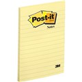 POST IT 3M 660 POSTIT 98MM X 149MM RULED LINED PAD YELLOW EACH1 PACK12
