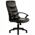 CHAIR YS DESIGN YS111H  STAR EXECUTIVE HIGH BACK BLACK PU
