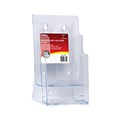 BROCHURE HOLDER DEFLECTO 77862 DL TWO TIER CLEAR