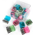 CLIP MORI CLIPS SMALL ASSORTED COLOURS 50PK