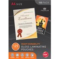 LAMINATING POUCH GBC LAMINATING POUCH GLOSS 125 MICRON A4 CLEAR 100PK