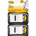 POST IT 3M 680WE2 FLAGS WHITE TWIN 100PK