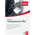 OVERHEAD PROJECTOR TRANSPARENCY FILM NOBO UF0025 UNIVERSAL INKJET  LASER FILM TRANSPARENCY 100 MICRON 25PK