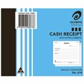 RECEIPT BOOK OLYMPIC 614 142813 CASH RECEIPT BOOK CARBON DUPLICATE 100MM X 125MM 100 LEAF