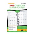 2026 DEBDEN DAYPLANNER REFILL 7 RING MTV MONTH TO VIEW DK1300 