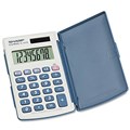 CALCULATOR SHARP EL243S 8 DIGIT WITH TWIN POWER AND HARD COVER