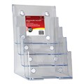 BROCHURE HOLDER DEFLECTO 77901 STANDARD A5 FOUR TIER CLEAR