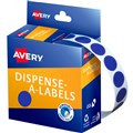 LABEL AVERY 937236 ROUND LABELS 14MM BLUE BOX 1050PK
