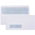 ENVELOPES CUMBERLAND DLX SECRETIVE WALLET WINDOWFACE 28 X 95 SELF SEAL 80GSM 235MM X 120MM WHITE 500PK