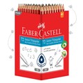 PENCIL LEAD FABER CASTELL JUNIOR TRIANGULAR BLACKLEAD PENCILS HB 72PK