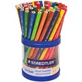 COLOURED PENCILS STAEDTLER 126 NORIS CLUB MAXI LEARNER COLOURED PENCILS ASSORTED CLASS PACK TUB  CUP 70PK