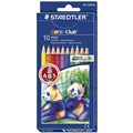 COLOURED PENCILS STAEDTLER 126 12NC10 NORIS CLUB MAXI LEARNER COLOURED PENCILS ASSORTED 10PK