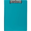 CLIPFOLDER PE A4 PALE BLUE  TEAL