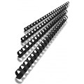 BINDING COMB PLASTIC COIL 21 RING A4 14MM BLACK 100PK
