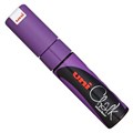 CHALK MARKER LIQUID PWE8K UNIBALL CHISEL NIB 8MM VIOLET