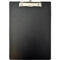 CLIPBOARD NO COVER PVC A4 BLACK 