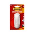 HOOK COMMAND 17069 WIRE HOOK LARGE DESIGNER RANGE WHITE PACK 1 HOOK AND 2 STRIPS