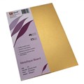 SPECIALTY BOARD QUILL 06102 A4 285GSM METALLIQUE BOARD AUTUMN GOLD 25PK