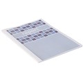 BINDING COVER THERMAL A4 3MM WHITE CHROMOCARD BACK  CLEAR FRONT 100PK
