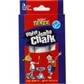 CHALK TEXTA JUMBO WHITE 3PK