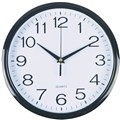 ITALPLAST WALL CLOCK 430MM WHITE  BLACK