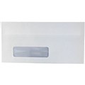 ENVELOPES DL INITIATIVE WINDOW FACE SELF SEAL SECRETIVE 110 X 220MM WHITE 500PK