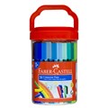 TEXTA MARKERS FABER CASTELL CONNECTOR COLOURING PENS ASSORTED COLOURS 50PK