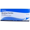 BINDING COMBS PLASTIC COIL 21 RING A4 10MM BLACK 100PK 