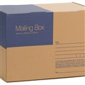 SHIPPING  MOVING  PACKING CARTON CUMBERLAND MAILING BOX PRINTED ADDRESS FIELDS 405MM X 300MM X 255MM BROWN 25PK