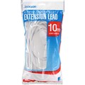 EXTENSION LEAD CORD 10AMP 240V 10M 10 METRE WHITE