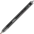 GEL INK PEN INITIATIVE RETRACTABLE BALLPOINT PEN 07MM BLACK 12PK