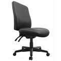 CHAIR BURO ROMA TASK HIGH BACK 3LEVER PUVINYL BLACK