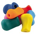 PENCIL GRIPS PEAR SHAPED ASSORTED COLOURS EACH1 PACK25