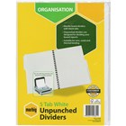 Unpunched Dividers