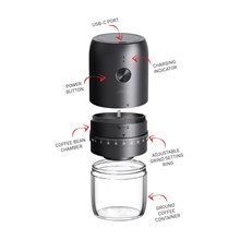 COFFEE GRINDER RECHARGABLE PORTABLE 