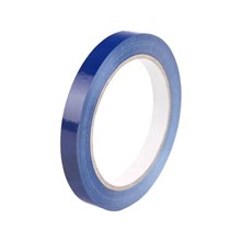 TAPE BAG SEAL BLUE 12MM X 66M PVC 6PK