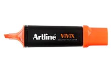HIGHLIGHTER ARTLINE VIVIX 2MM-5MM CHISEL NIB ORANGE 10PK