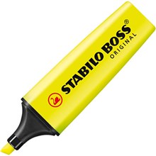 HIGHLIGHTER STABILO BOSS CHISEL NIB YELLOW (EACH=1) (PACK=10)