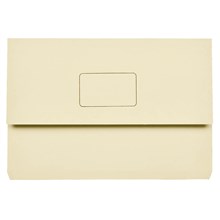 DOCUMENT WALLET MARBIG SLIMPICK FOOLSCAP LIGHT BUFF