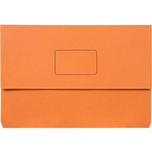DOCUMENT WALLET MARBIG SLIMPICK FOOLSCAP ORANGE
