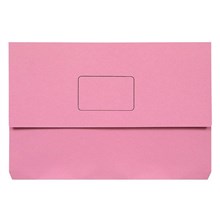 DOCUMENT WALLET MARBIG SLIMPICK FOOLSCAP PINK 