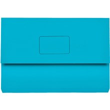 DOCUMENT WALLET MARBIG SLIMPICK FOOLSCAP BLUE 