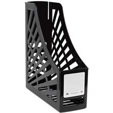 MAGAZINE STAND BOOK ITALPLAST BLACK